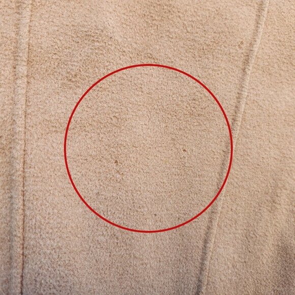 Mackage Camel Brown Tessa Wool Coat Leather Trim - Picture 11 of 11